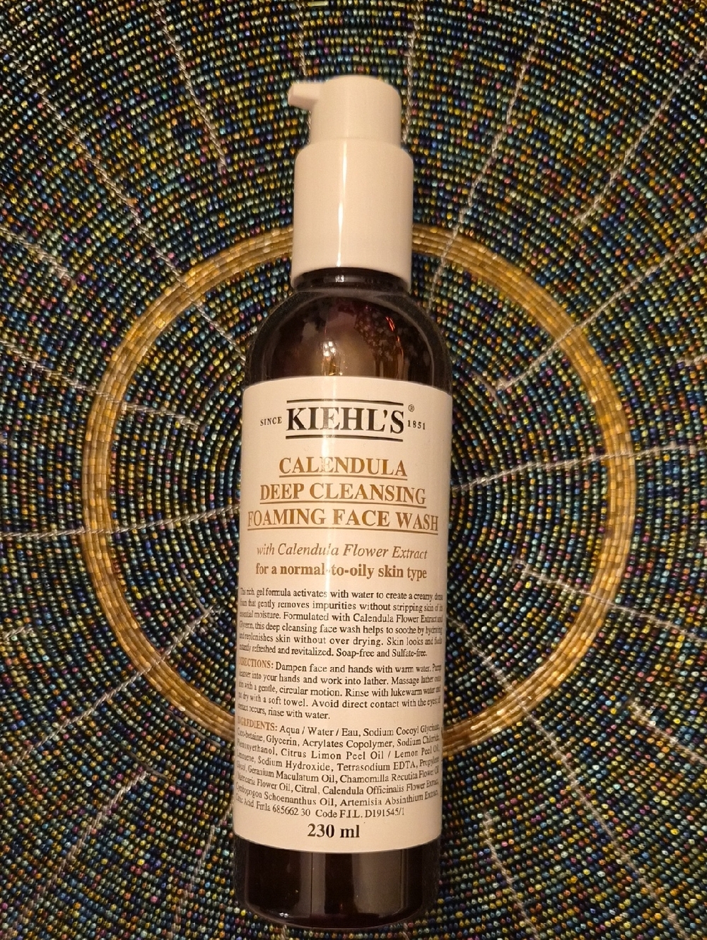 Kiehl's Calendula Deep Cleansing Foaming Face Wash — Brown